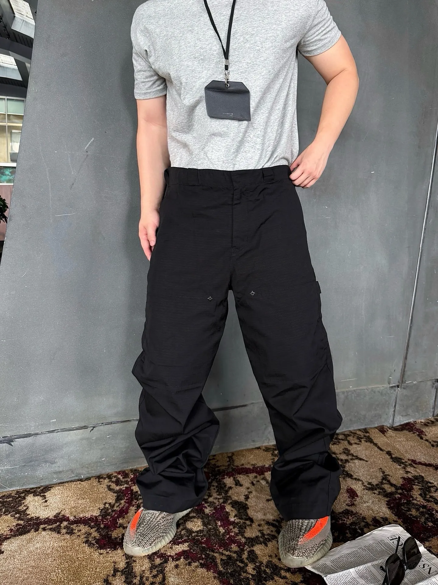 Louis Vuitton/Louis Vuitton cotton cargo trousers